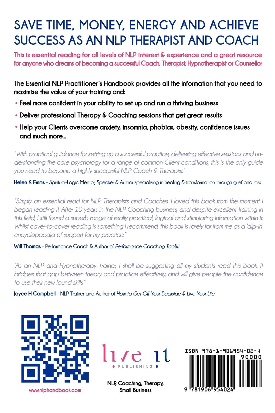 The Essential NLP Practitioner's Handbook: How to Succeed as an NLP Therapist and Coach