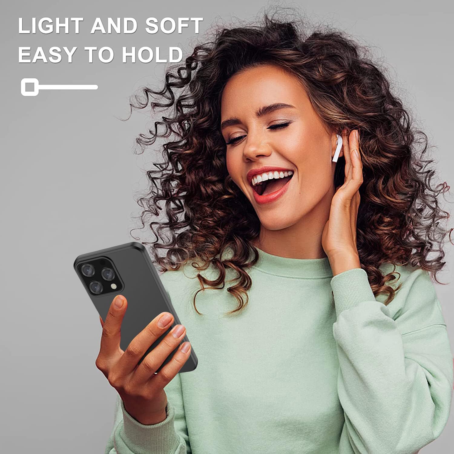 for Doogee N55 / N55 Pro Case with Tempered Glass Screen Protector Slim Full-Body Silicone Bumpers Anti-Scratch Shockproof Protective Phone Case Cover - Black image 3
