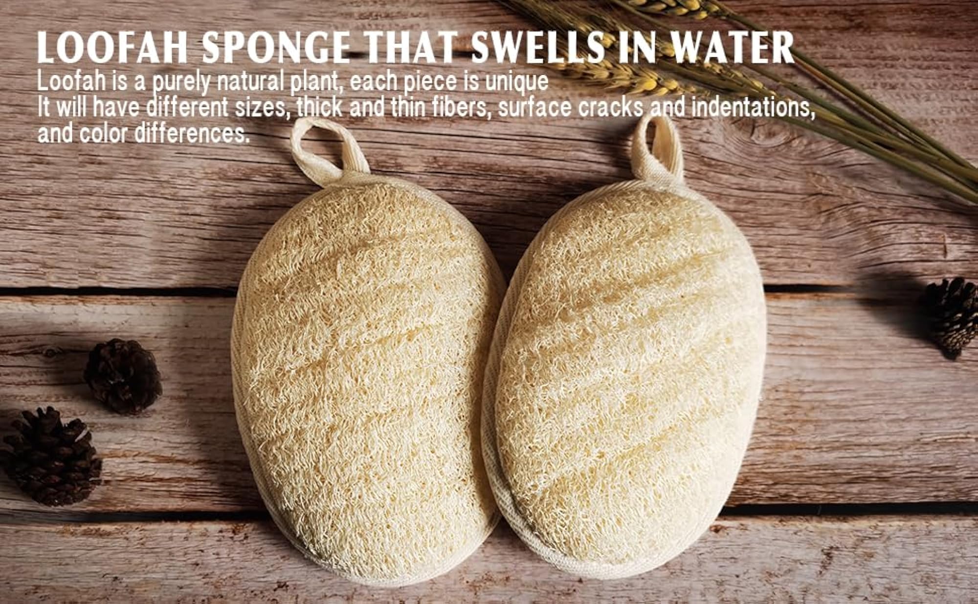 Natural Sun Dried Bath Loofah Body Sponge