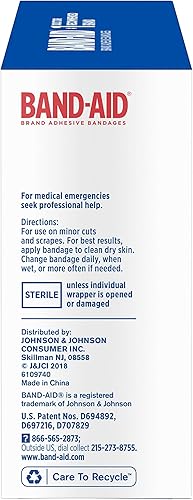 Miniatura 14 de Band-Aid - Vendas adhesivas de tela flexible para el cuidado de heridas y primeros auxilios, varios tamaños, 100