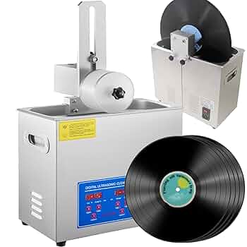 ビニールレコードクリーナー、180W 7インチ/12インチレコード