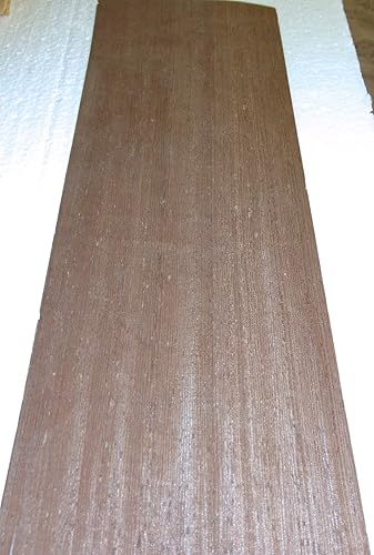 Chapa de madera blanca del corte del cuarto de Wenge Lati 6" x 12" crudo ningún respaldo 142" grueso