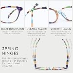 HEEYYOK Womens Reading Glasses 2.5 Small Face 4 Pack Colorful Readers For Women, Cateye Reader Cat Eye Glasses for Reading