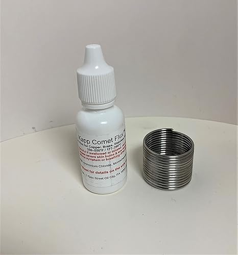 Kit de soldadura de reparación de plomería sin plomo 1/16" estaño-plata