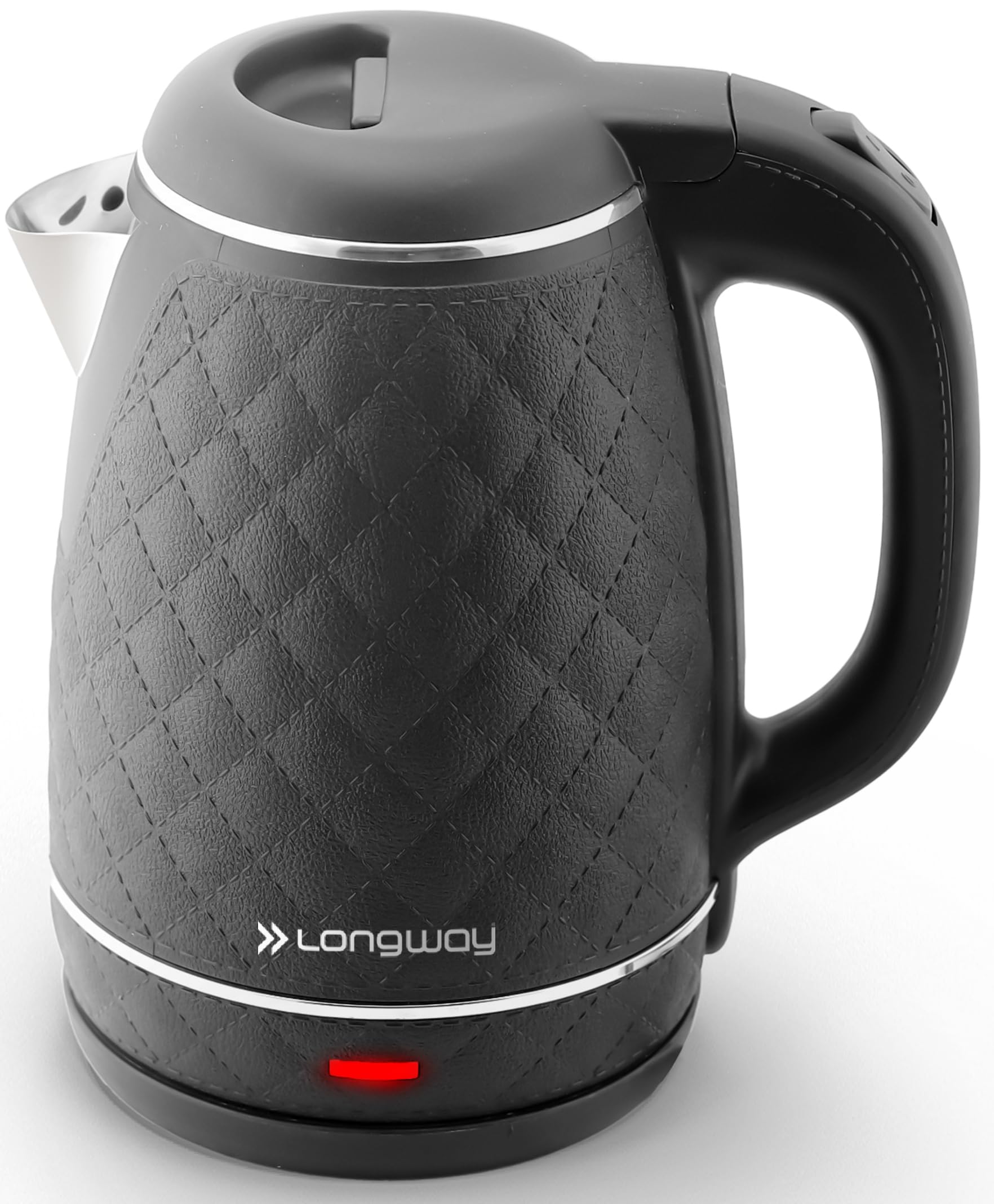Longway Marvel 2 Ltr Electric Kettle with Stainless Steel Body for Boiling, Making Tea, Coffee, Instant Noodles, Soup, Etc. (1500 Watt, Black) (B0D37ZLZZM) Amazon Price History, Amazon Price Tracker