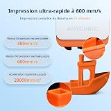 ANYCUBIC Kobra S1 ACE 2 Pro Combo Stampante 3D, Stampa Fino a 16 Colori, 600 mm/s ad Alta Velocità, Sistema CoreXY Completamente Chiuso, Livellamento Automatico, 250×250×250 mm³ - 6