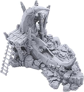 Moon Shrine - DND Terrain Compatible with Dungeons and Dragons, Warhammer 40k, 28mm Miniature Wargaming, Tabletop RPGs, Wargame Scenery