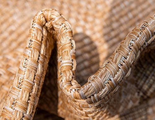 Miniatura 7 de Unique Loom Alfombra Colección enrejado Marroquí Celosía Transicional Interior y Exterior, Polipropileno