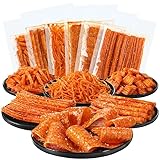 Chinese Spicy Sticks Spicy Snack Latiao Snacks 72g/bag, Instant Snack, Traditional Gluten,Devil Spicy, Handmade Spicy Bar, Spicy Slice, Spicy Silk, Chinese Snacks, Asian Food (Randomly 3 bag)