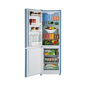 Iio Retro 11 Cu Ft Refrigerator with 360 Multiflow Cooling