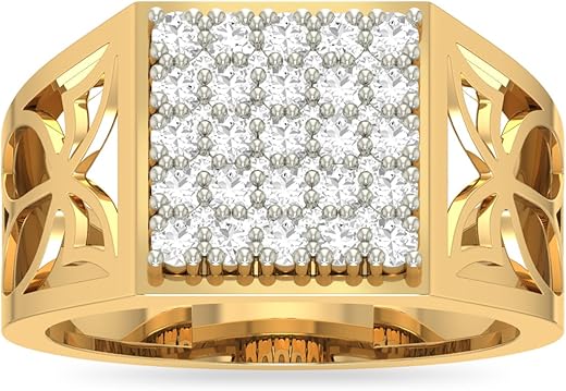 PC Jeweller The Sihaam 18KT Yellow Gold & Diamond Rings