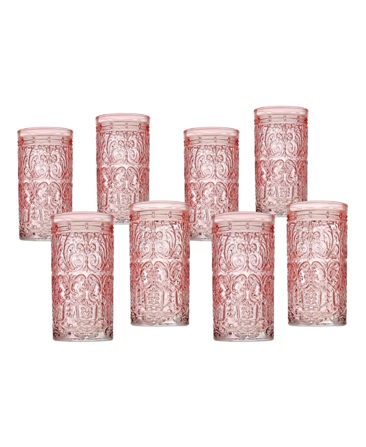 Set of 8 Jax Highball Glasses by Godinger