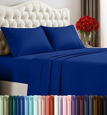 Utopia Bedding Queen Sheet Set – 4 Piece Bed Sheets for Queen Size Bed, Soft and Breathable Microfiber, Includes 1 Fitted Sheet, 1 Flat Sheet and 2 Pillowcases (Grey)