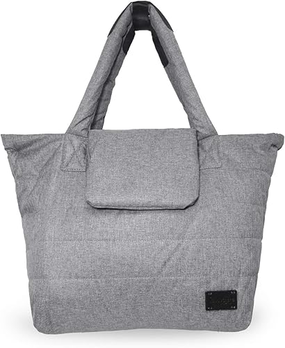 7AM - Bolsa de mano para mujer, impermeable, capri cruzada y bolsas de pañales con cremallera, incluye cambiador de pañales y 2 correas para