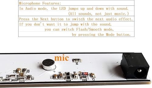 Miniatura 6 de Kits electrónicos de luz de audio LED DIY (PP16LED-HEART)