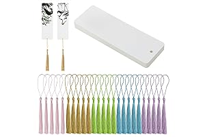 Blank Bookmarks With Tassels: Unleash Your Creativity With 25 Kraft Paper Page Markers