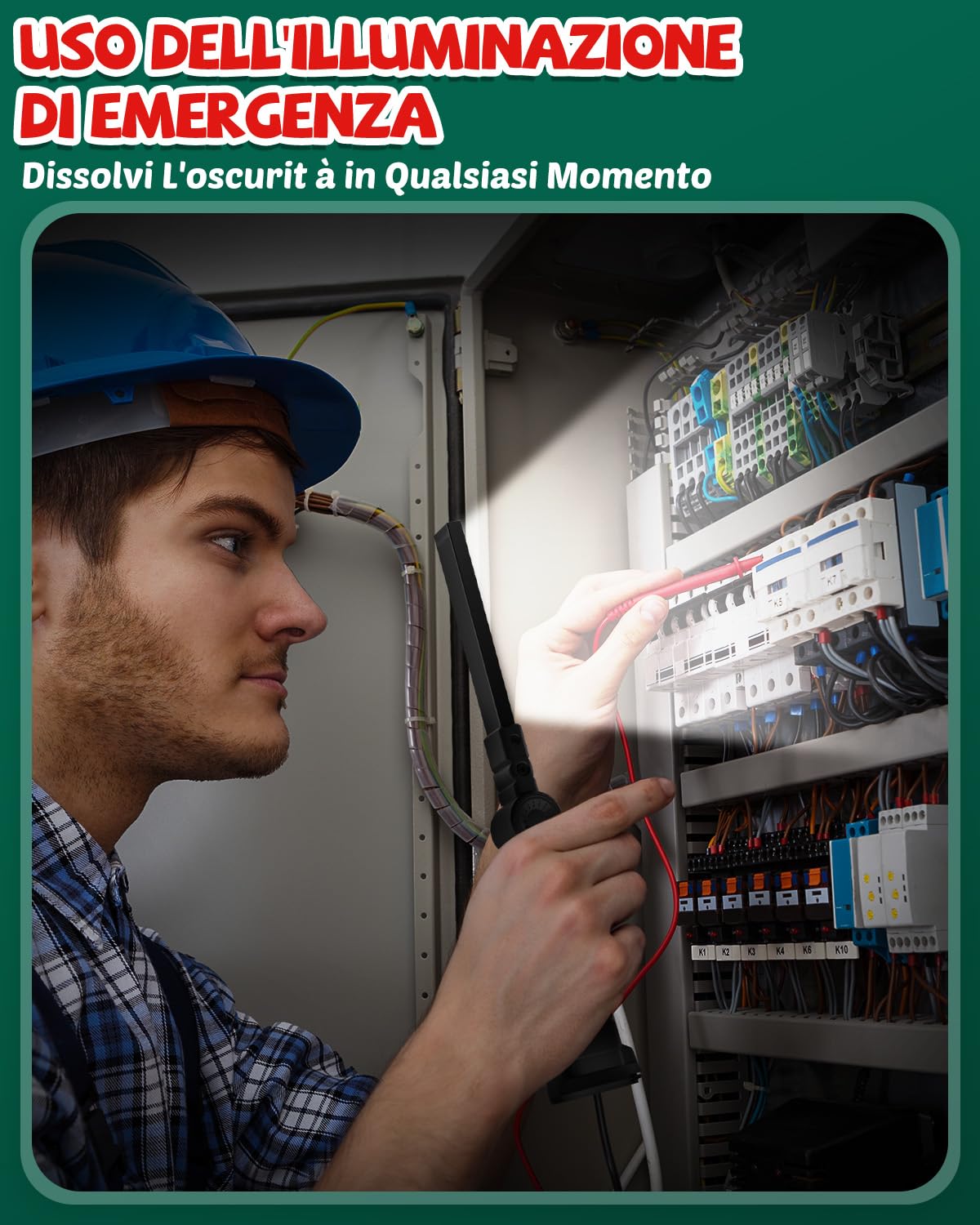 Coquimbo Regalo Uomo Torcia LED Lampada da Lavoro USB Ricaricabile COB Lampade di Ispezione Pieghevole con Base Magnetica e Gancio per Auto/Campeggio/Home e di Emergenza Uso (2 Pezzi)