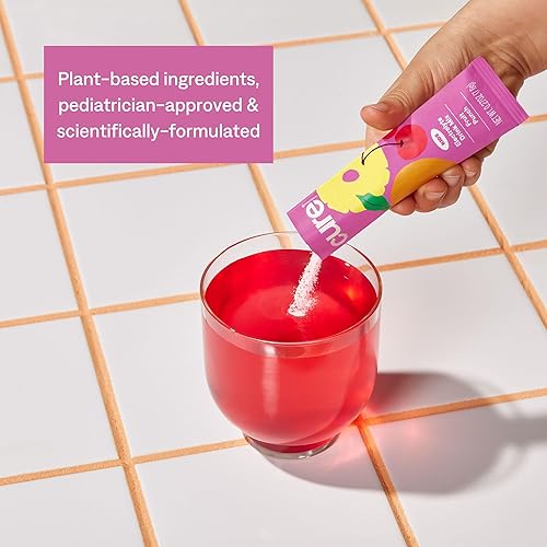 Miniatura 3 de Cure - Mezcla de electrolitos hidratantes  Polvo de electrolitos para aliviar la deshidratación  Fabricado con agua de coco  Sin azúcar añadido