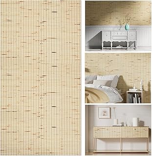 SINGULARWOOD Bamboo Wall Paneling for Home Decor, Wainscoting and Ceilin...