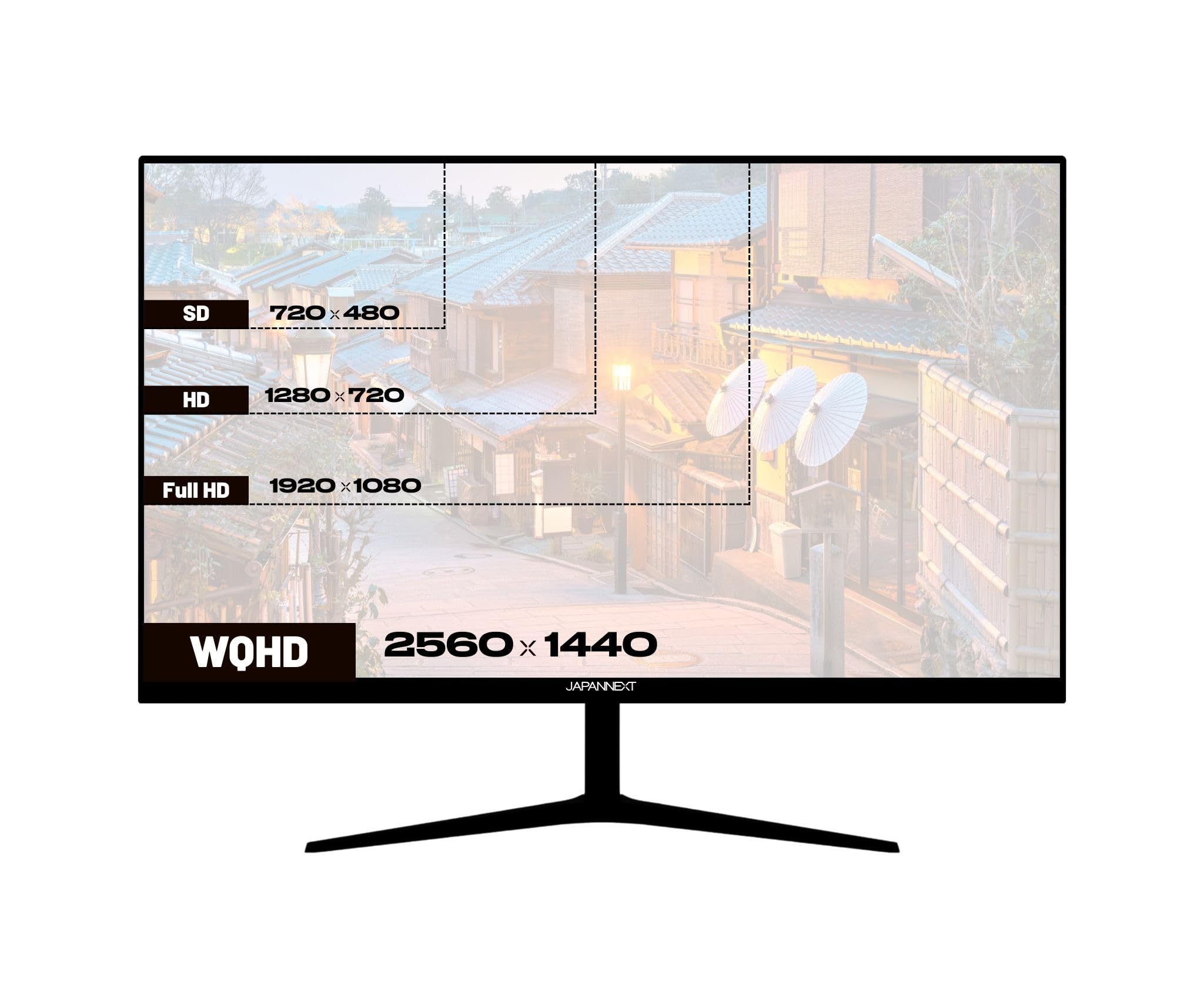 JapanNext Monitor IPS WQHD (2560x1140) 27" – Bild 6