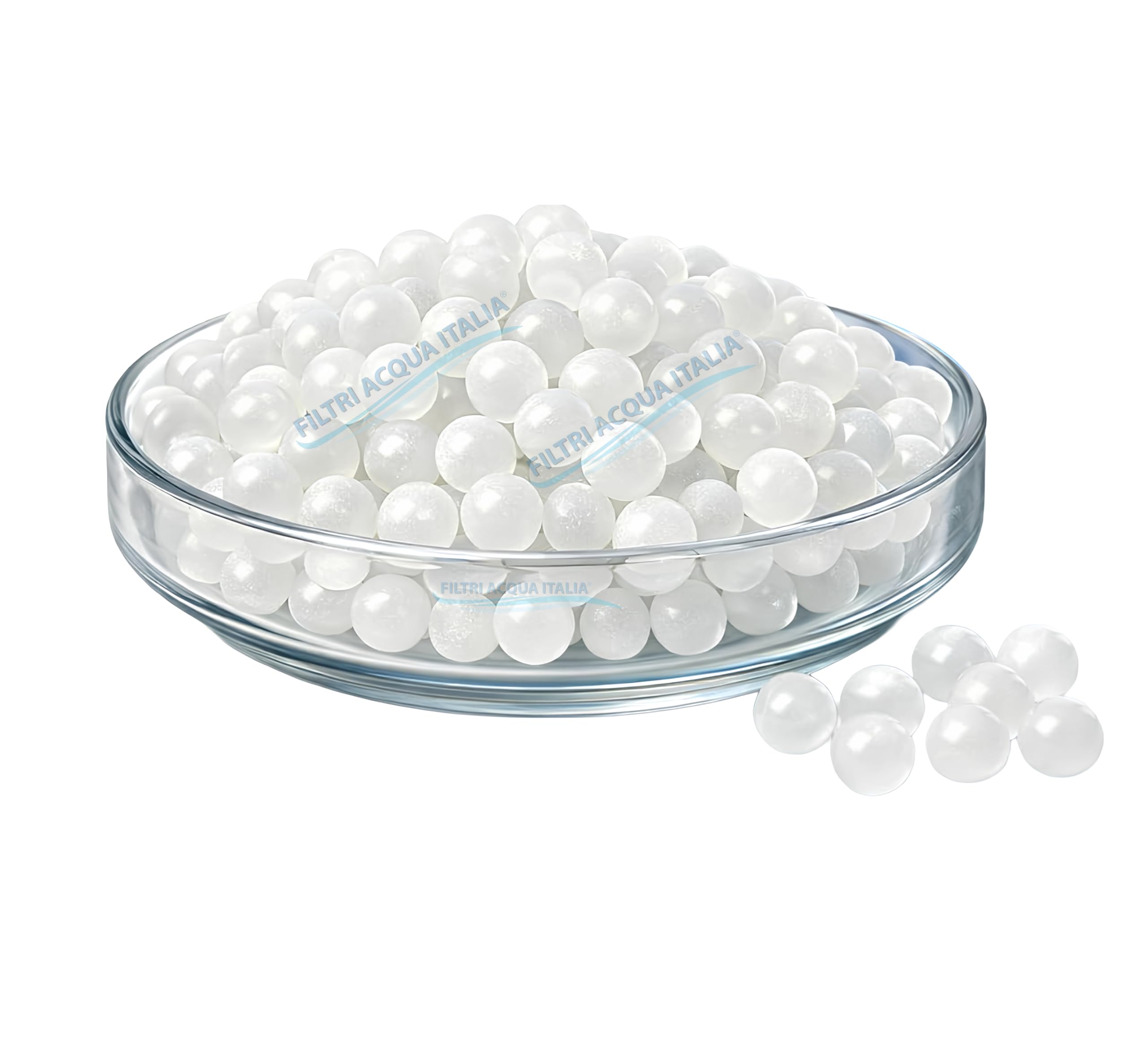 Polifosfati a Sfere 500 gr. Ricarica per Filtri Anticalcare Lavatrice, Dosatori ecc.