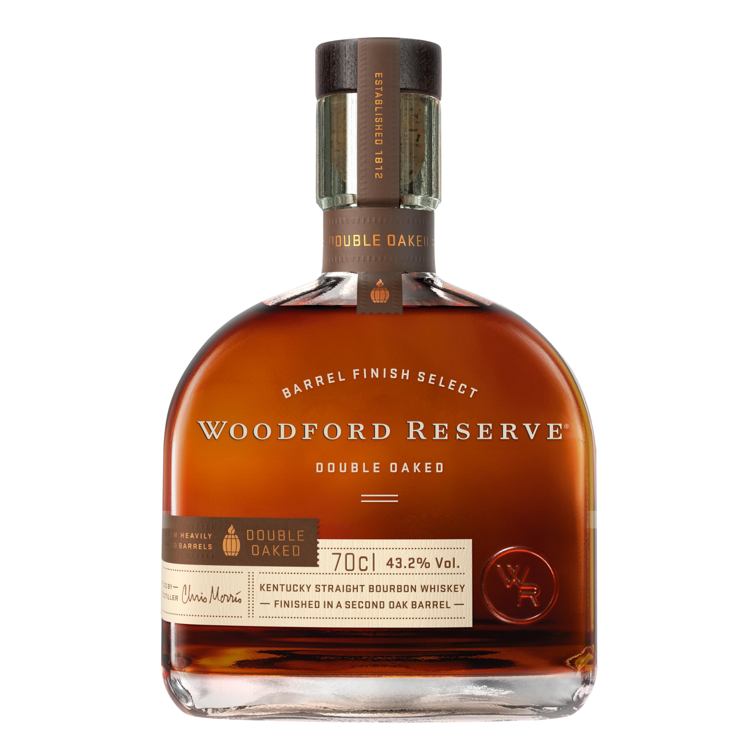 Woodford ReserveDouble Oaked Whiskey, 70cl