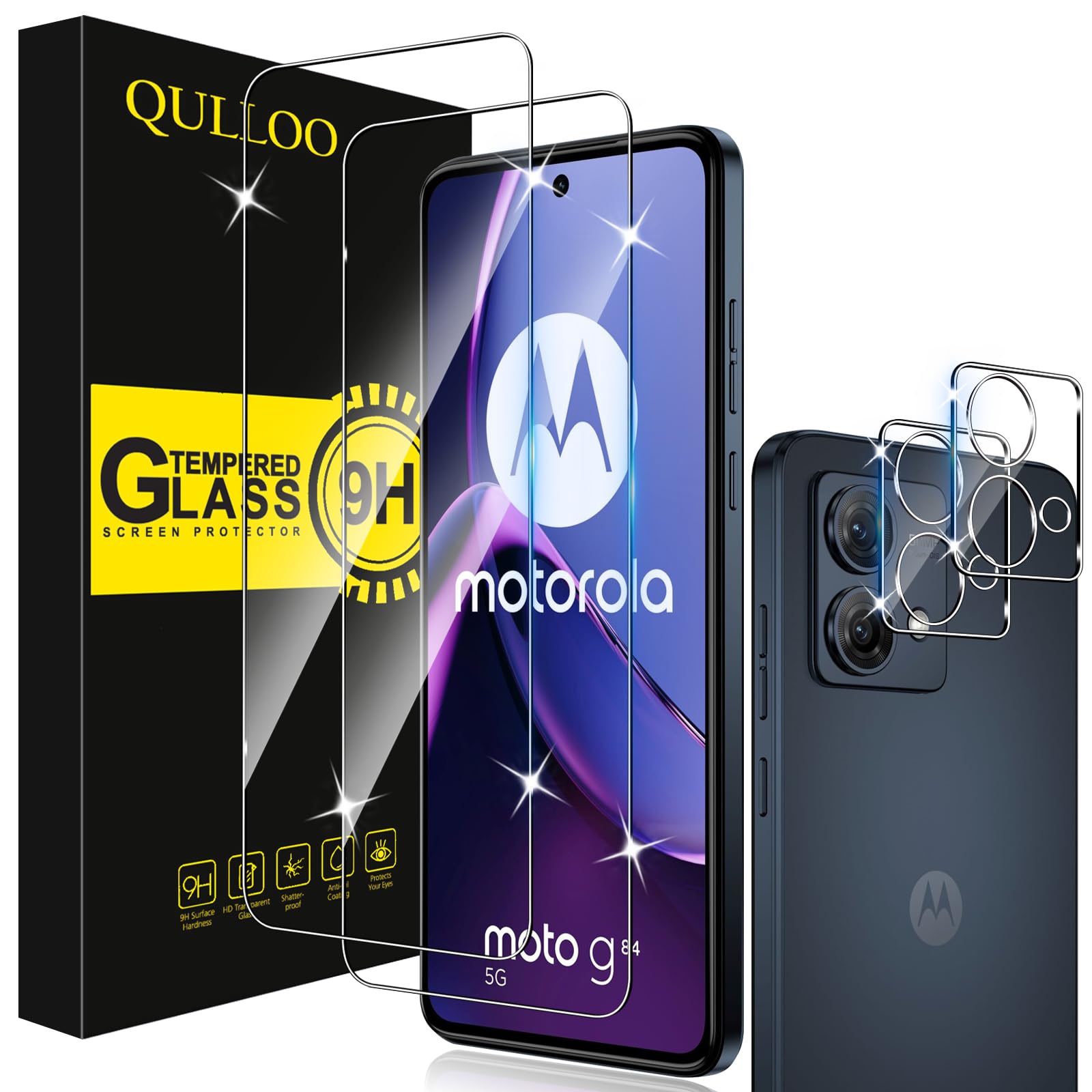 Vetro Temperato Motorola Moto G24 G04 9H Pellicola Vetro Temperato 9H Per Motorola Moto G24 / G04 | Protezione Resistente | Pixfab Installazione Facile Anti Shatter
