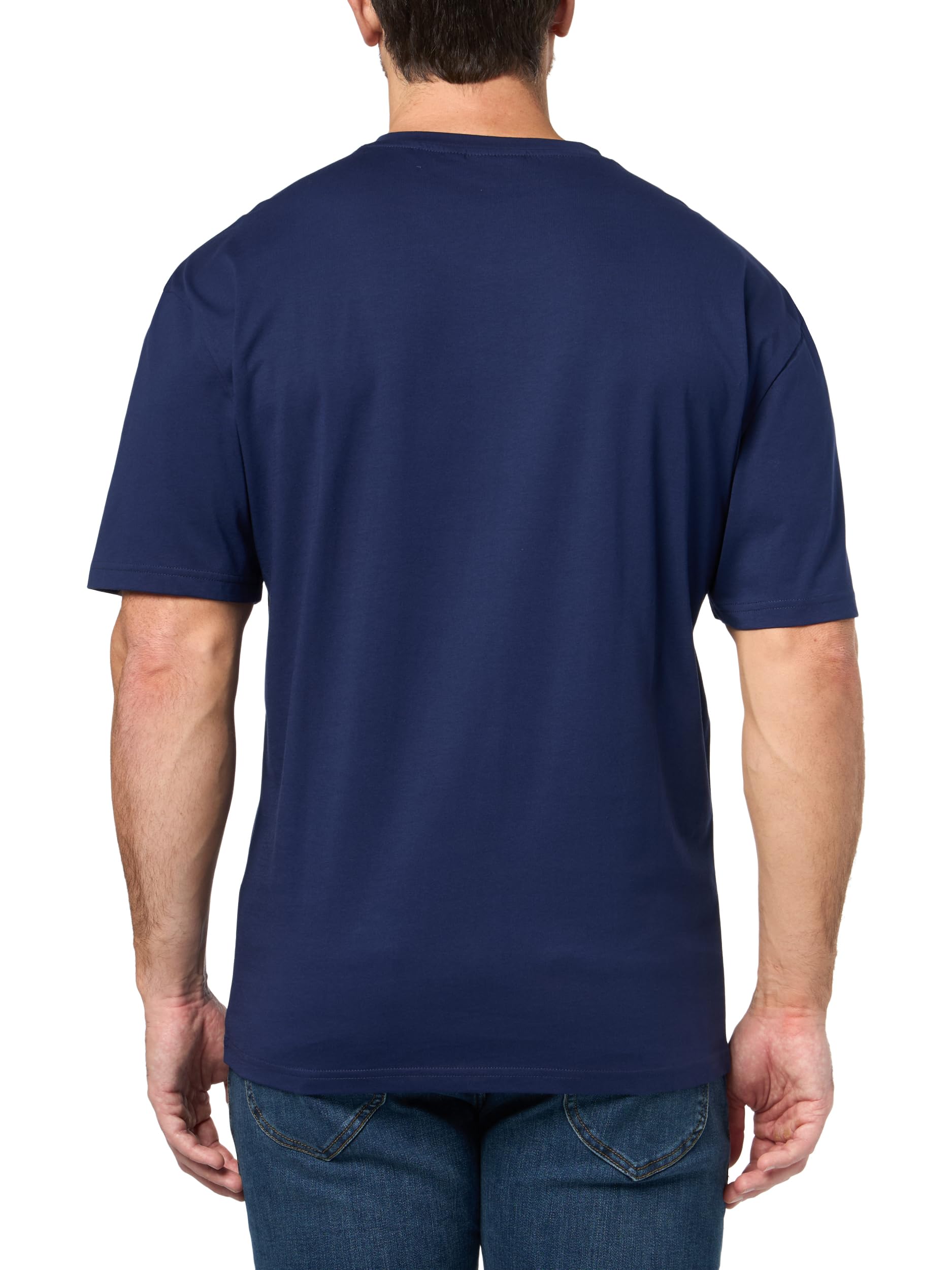 HUGO Vertical Logo Short Sleeve Swim Shirt Camisa de protección de Sarpullido Hombre (Pack de 1)
