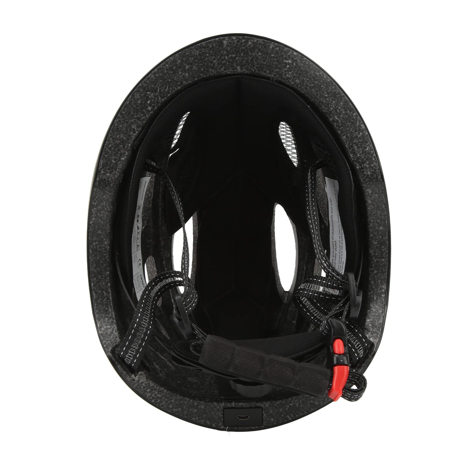 Casco de Bicicleta con Luz de Seguridad LED, Luces LED Delanteras y Traseras, Casco de Ciclismo Ajustable, Casco de Ciclismo Transpirable para Adultos para Ciclismo Urbano,