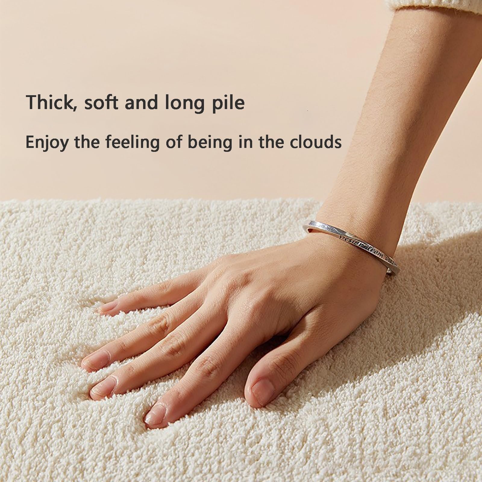 Tapis imprimé élégant de forme irrégulière pour le salon et la décoration de la maison, design unique, texture douce, parfait pour une décoration moderne