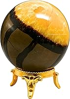 Vista 12 de Amazing Gemstone Bola de cristal de cuarzo transparente con soporte, bolas de meditación de esfera de cristal de 1.5 pulgadas para brujería y bolas