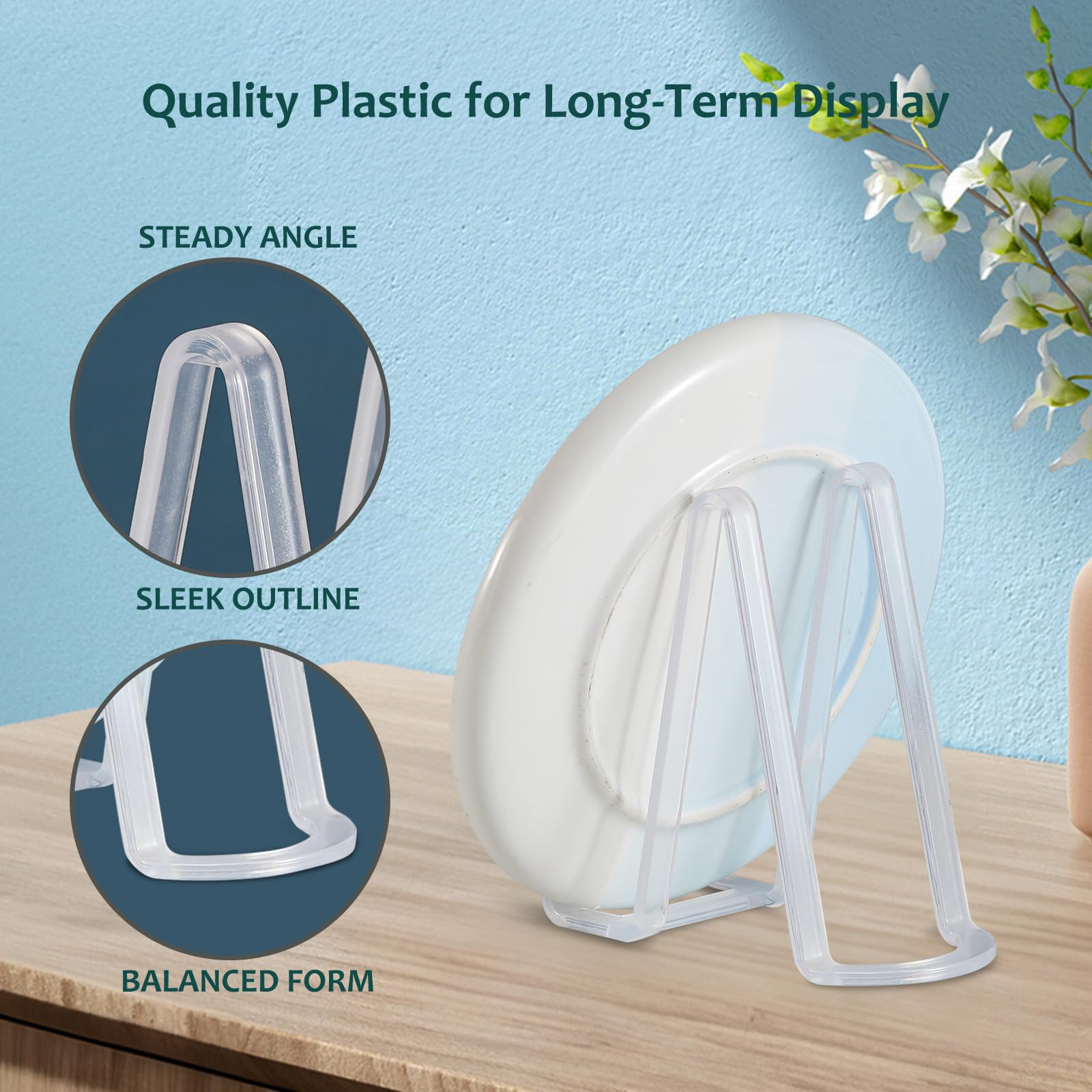 Amazon.co.jp: ディスプレイ用プレートスタンド - プラスチック