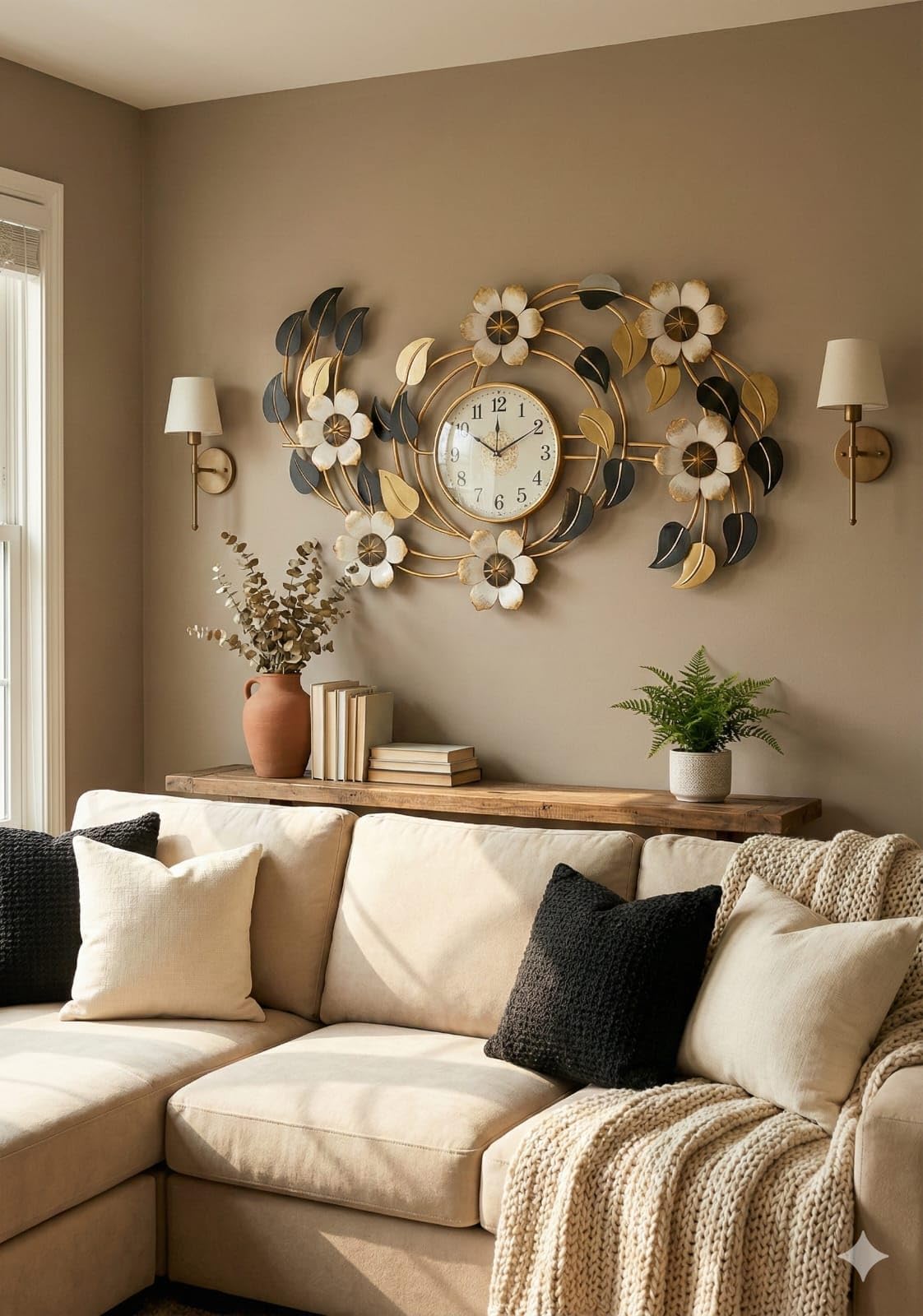 Art House Designer Wall Clock - Steel & Acrylic -3 Art House Designer Wall Clock - Steel & Acrylic -3