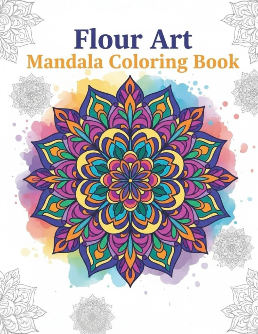 Floral Mandala Coloring Book for Adults: Beautiful Floral Mandalas for Relaxation, Mindfulness and Stress Relief