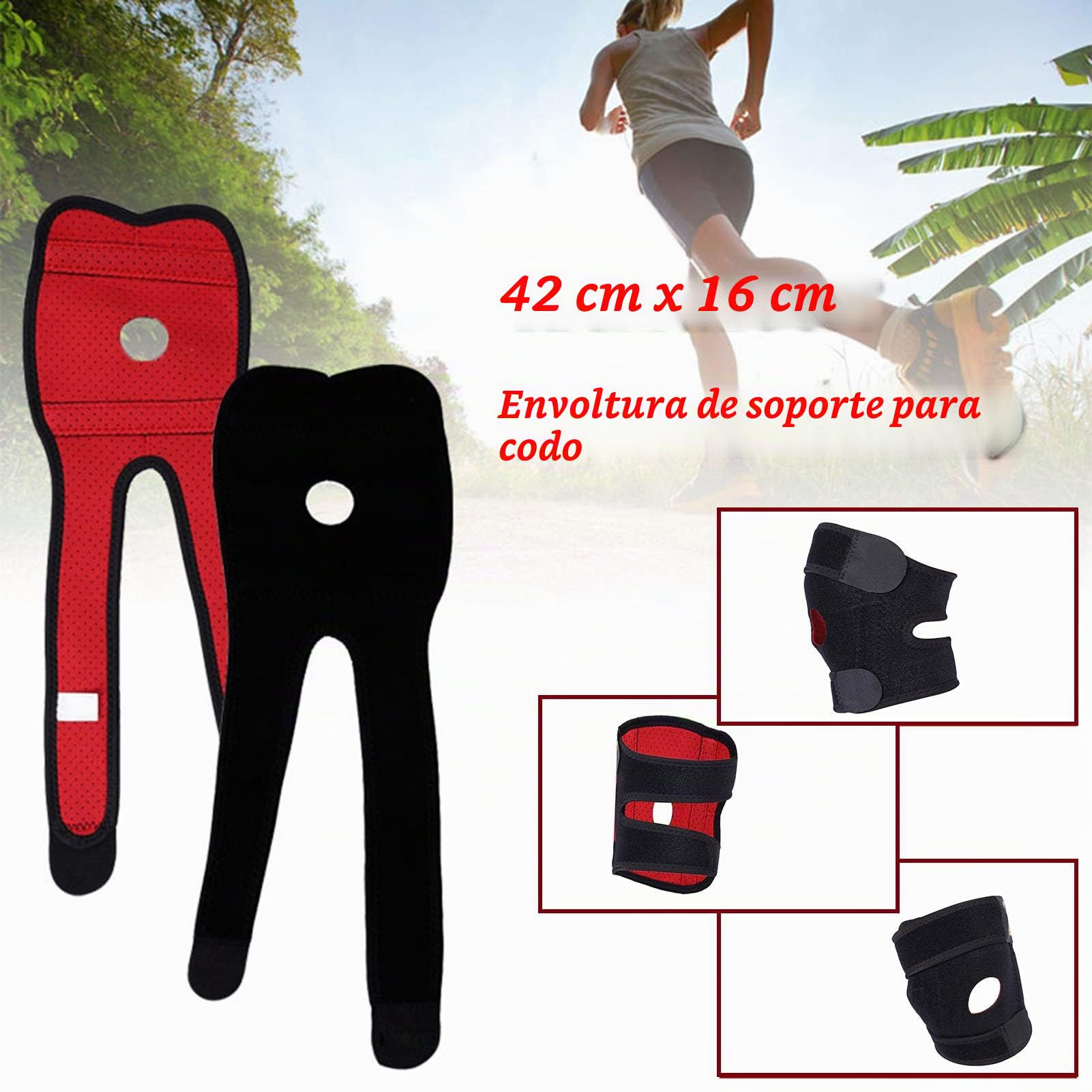 Codera para Bursitis, Funda de Compresión para Brazo con Cojín Acolchado de Apoyo Suave para Dolor en las Articulaciones del Olécranon, Protección de la Bursa, Alivio de la