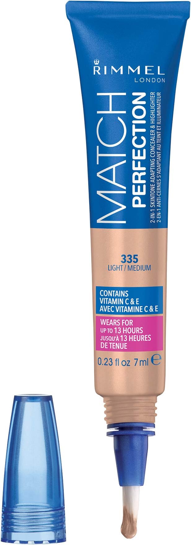 Match Perfection 2-in-1 Concealer and Highlighter, Light Medium, 1 Count