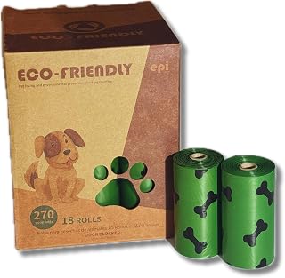 Tatlum Biodegradeable Dog Poop Bags (18 rolls, 270 bags)