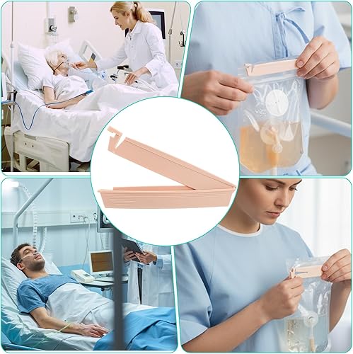 Miniatura 7 de 10 clips para bolsas de ostomía, abrazaderas de bolsa drenables a prueba de fugas, clip de sellado de cierre de cola reutilizable, suministros