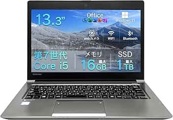 Amazon.co.jp: (整備済み品)ノートパソコン 東芝 dynabookR63 MS