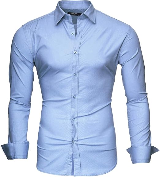 Kayhan Uni Herren Hemd Slim Fit Langarm Hemden S 6xl Amazon De Bekleidung
