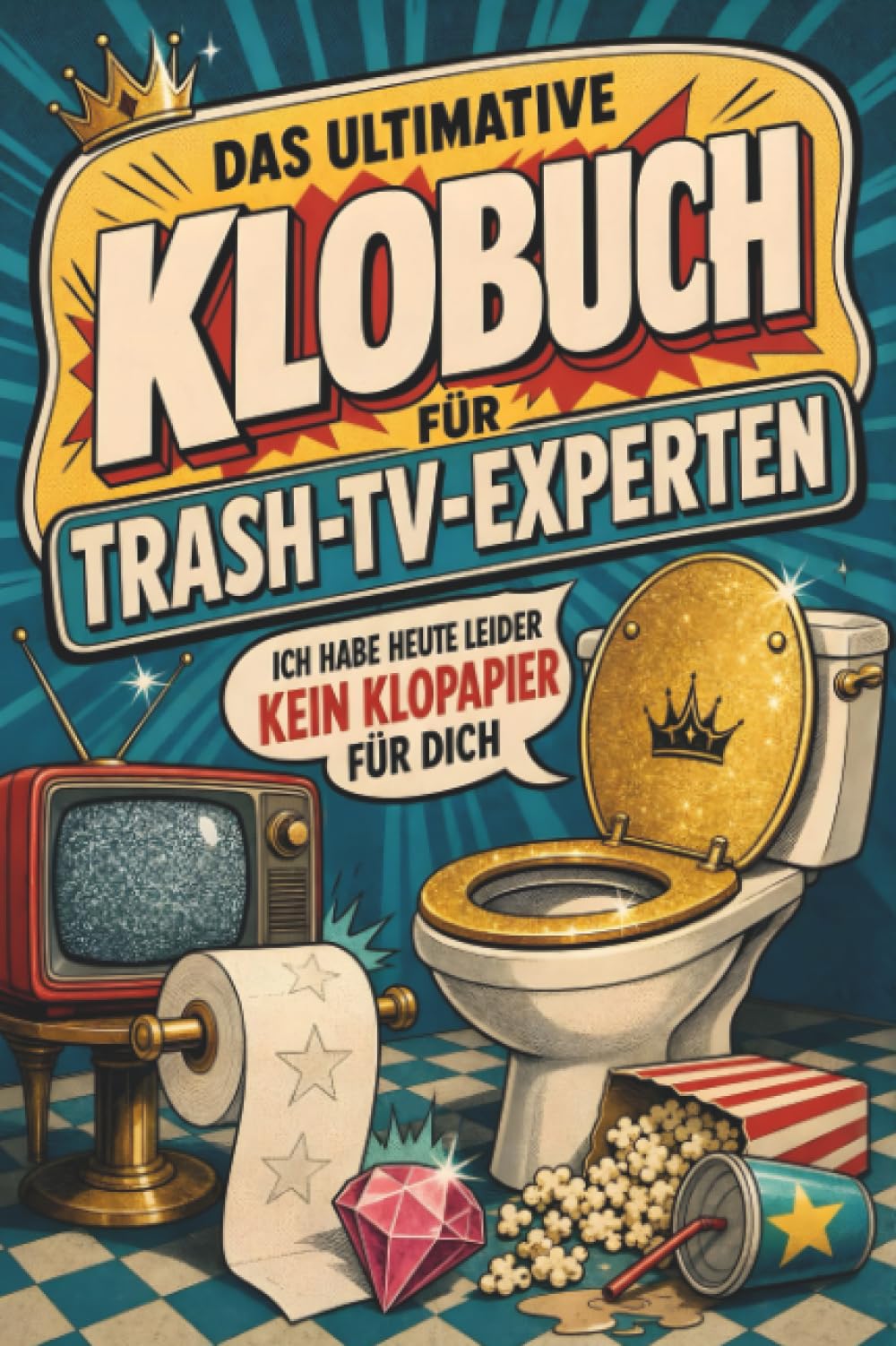 Das ultimative Klobuch für Trash-TV-Experten: Ich habe heute leider kein Klopapier für dich. Lustiges Geschenk für Fans von Realityshows und Dschungelcamp
