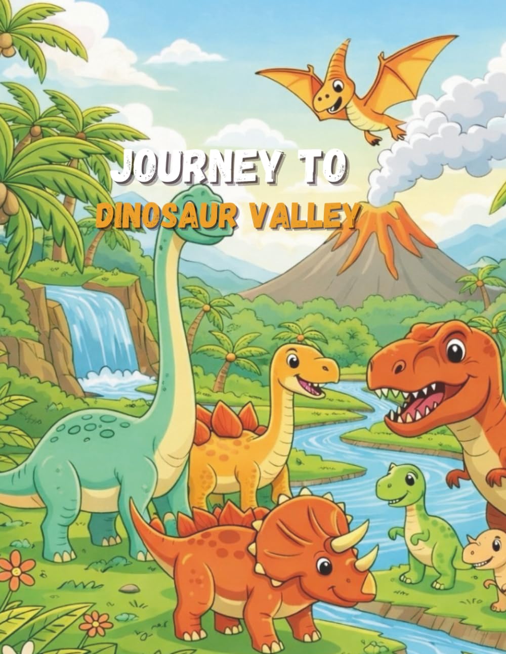 Journey to Dinosaur Valley: A Colorful Prehistoric Adventure for Curious Kids