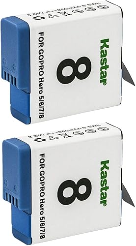 Miniatura 5 de Kastar Paquete de 1 batería de repuesto AHDBT-801 para GoPro 601-27537-000, 601-10197-000, Hero 8 Action Camera, HERO8 Black, Hero 8 HD Black, HERO8