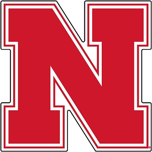 Craftique Nebraska Cornhuskers - Adhesivo de vinilo de 4 pulgadas para parachoques de coche, camión, laptop
