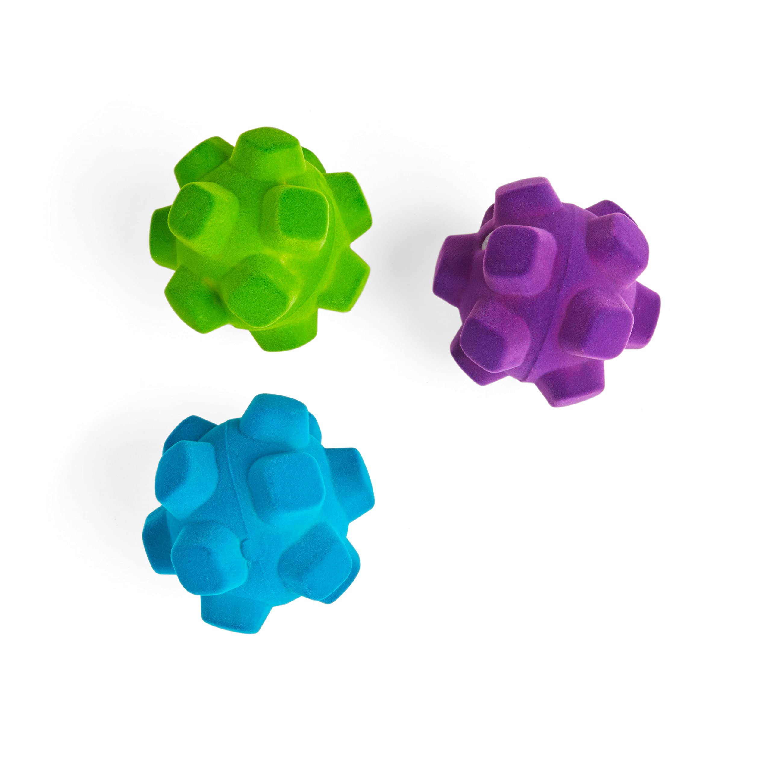 Leaps & BoundsFlocked Ball with Nubs Assorted Dog Toy
