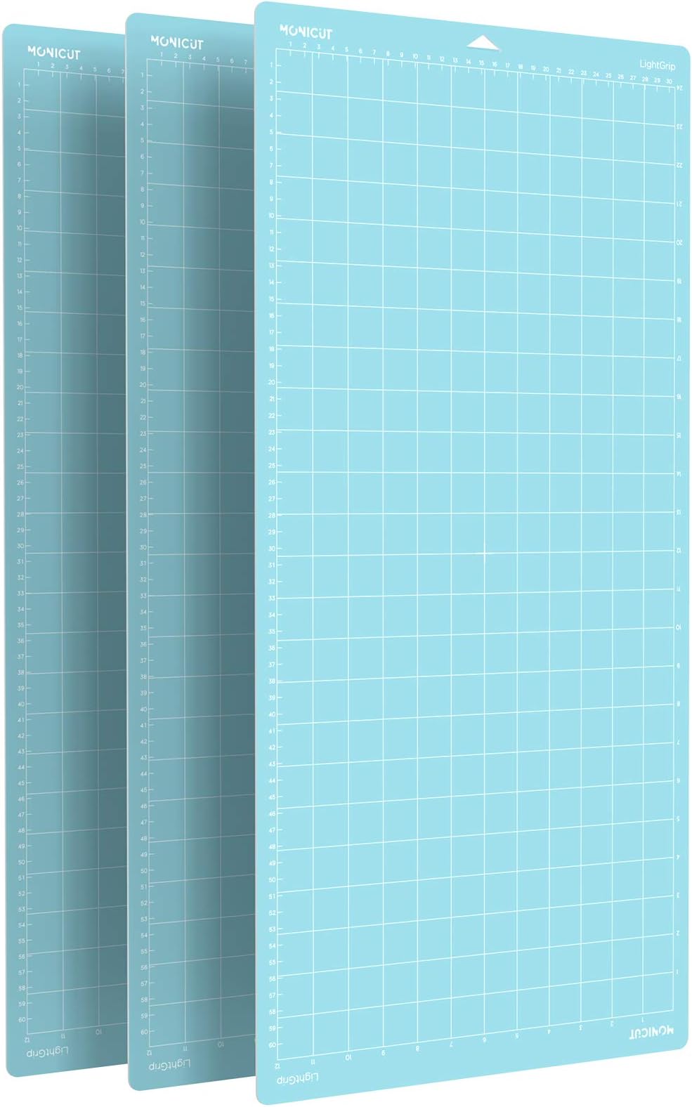 12x24 Lightgrip Cutting Mat for Maker 3/Maker/Explore 3/Air 2/Air/One, 3 Pcs Non-Slip Flexible Cutting Mats for Crafts, Quilting, Sewing and all Arts