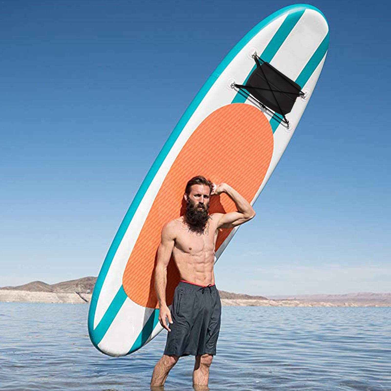 Paddleboard-Kühltasche – Paddle-Board-Kühltasche Mit Großem Fassungsvermögen | Wasserdichte Paddle-Board-Kühltasche | Sup-Kühler | Kühldecktasche | Camping Cooler Soft Cooler Isolierte Tasche Mit Saug
