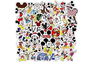 Adorable Micey Minnie Vinyl Stickers: 50 Waterproof Decals for Every Adventure