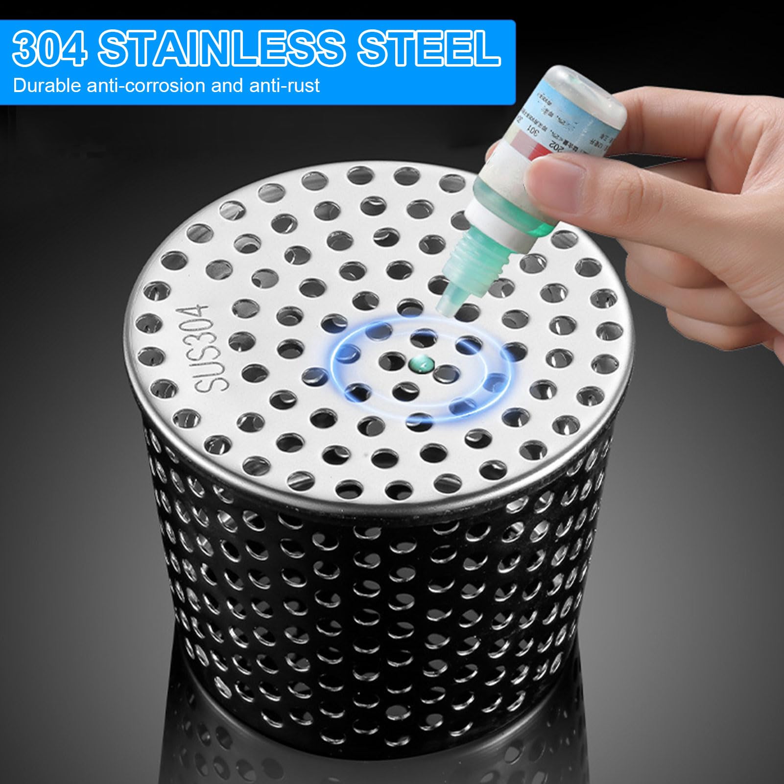 Dachrinnen Laubschutz Edelstahl - Laubgitter Für Fallrohre 95-110mm