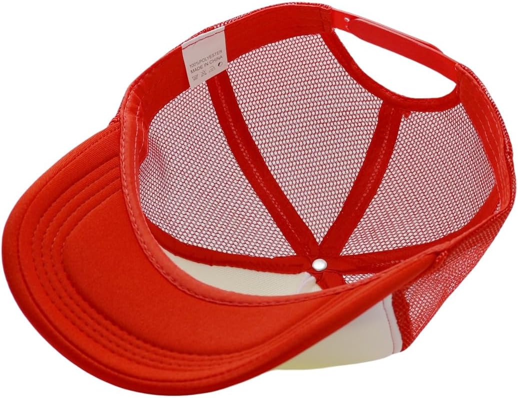 Foam Snapback Mesh Trucker Hat Adjustable Breathable Baseball Cap for Men Women - Image 4